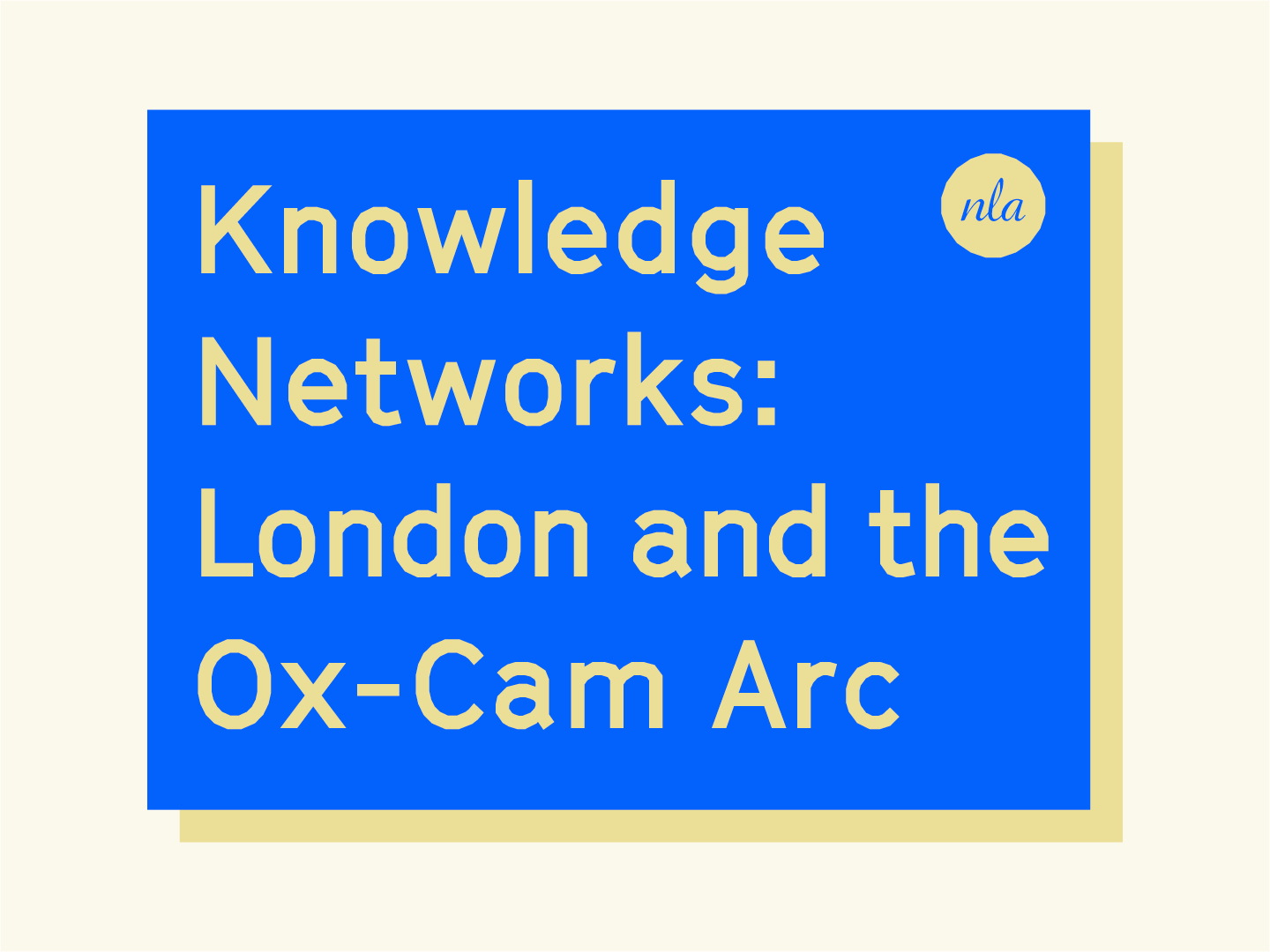 Knowledge Networks: London and the Ox-Cam Arc
