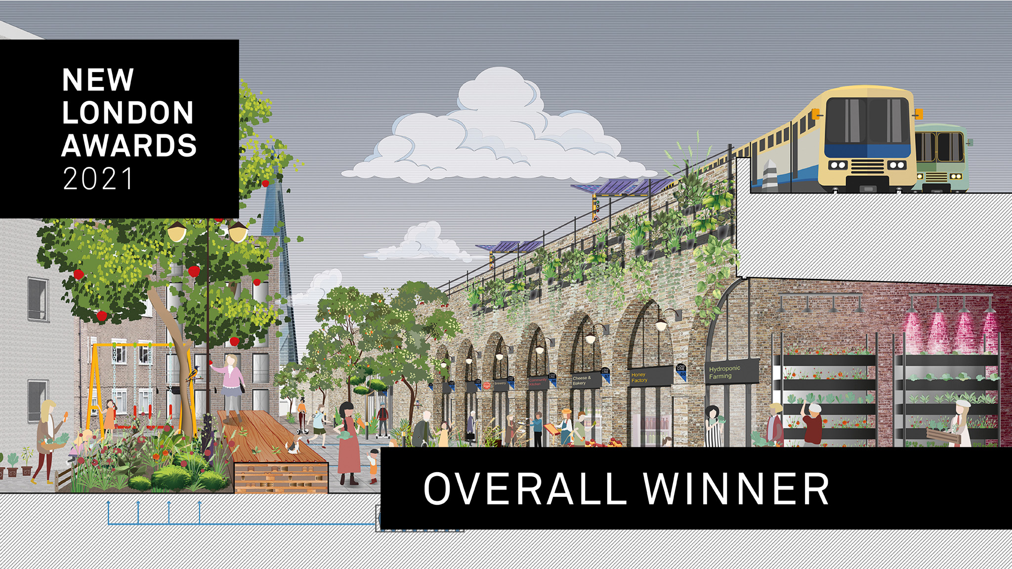 New London Awards 2021 Winner - Low Line Commons