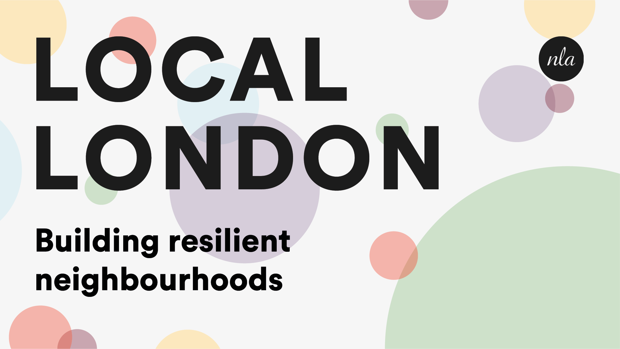 Local London: building resilient neighbourhoods