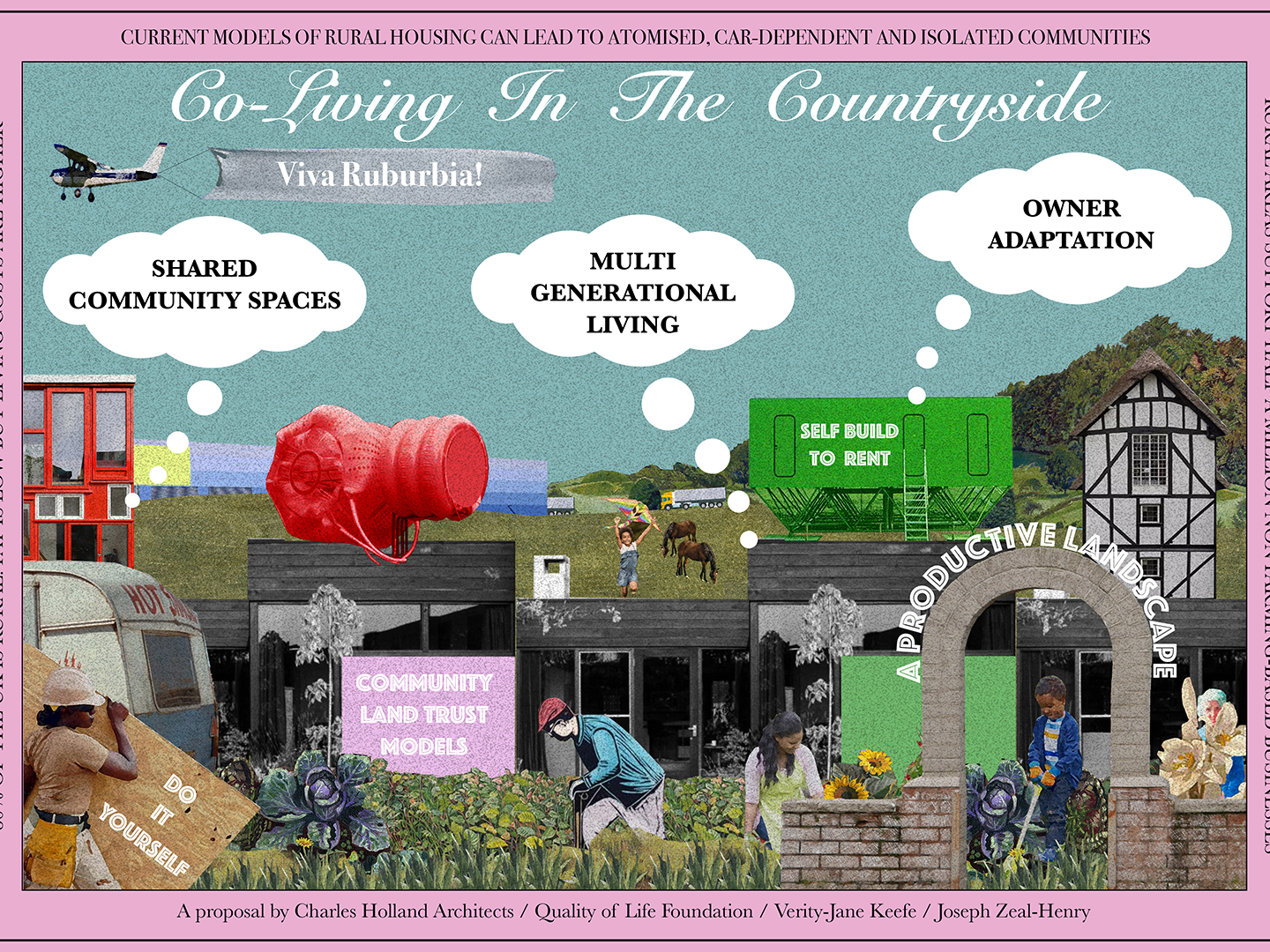 Charles Holland Architects with Quality of Life Foundation, Verity-Jane Keefe, Joseph Zeal-Henry – Co-Living in the Countryside