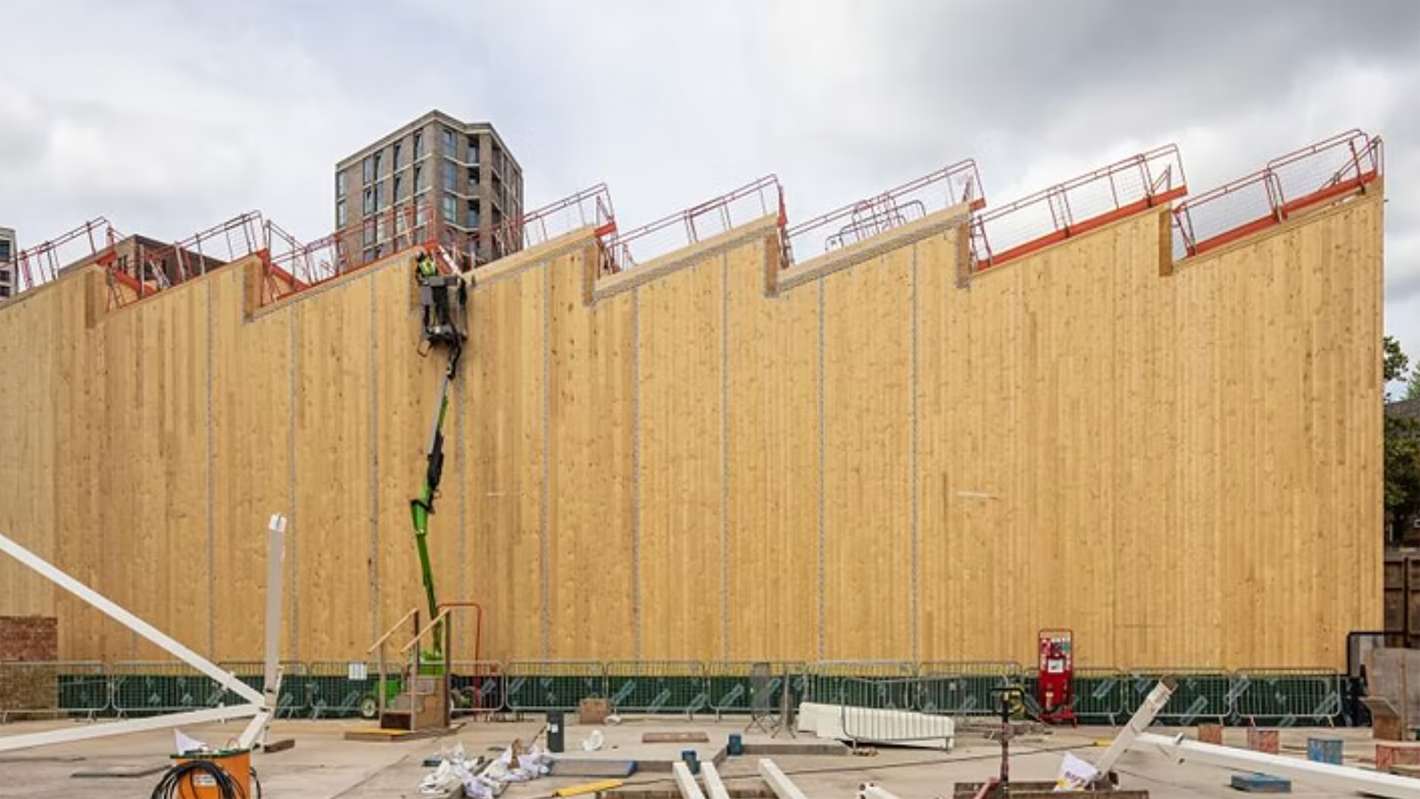 Sports hall designers make play for more timber use
