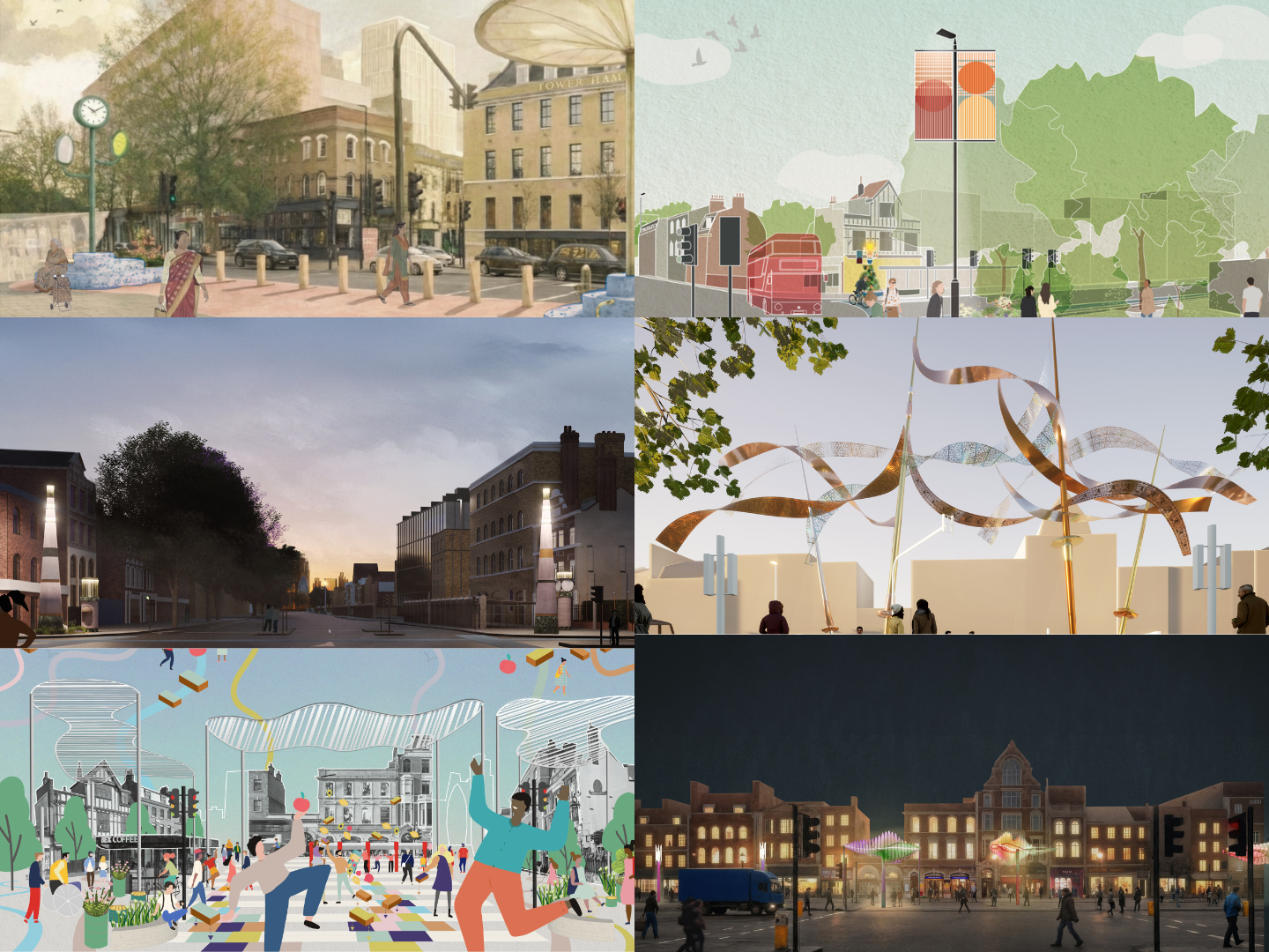 Gateways to Whitechapel Shortlisted Designs Revealed