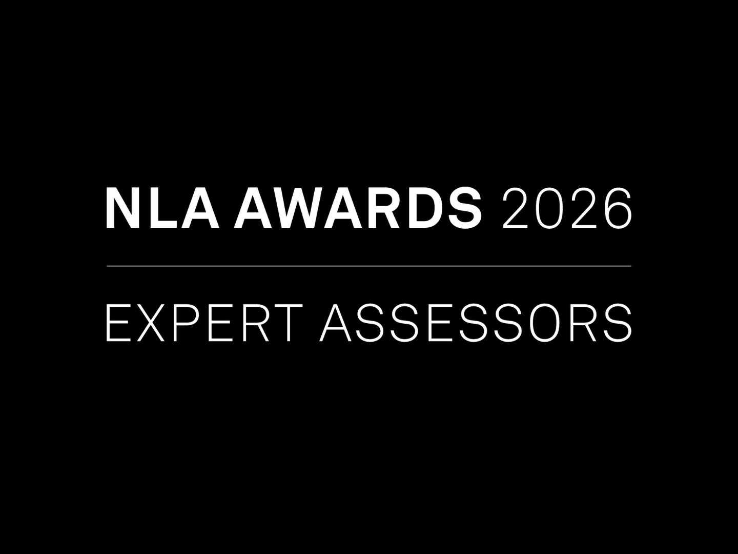Expert Assessors Announced for the NLA Awards 2026