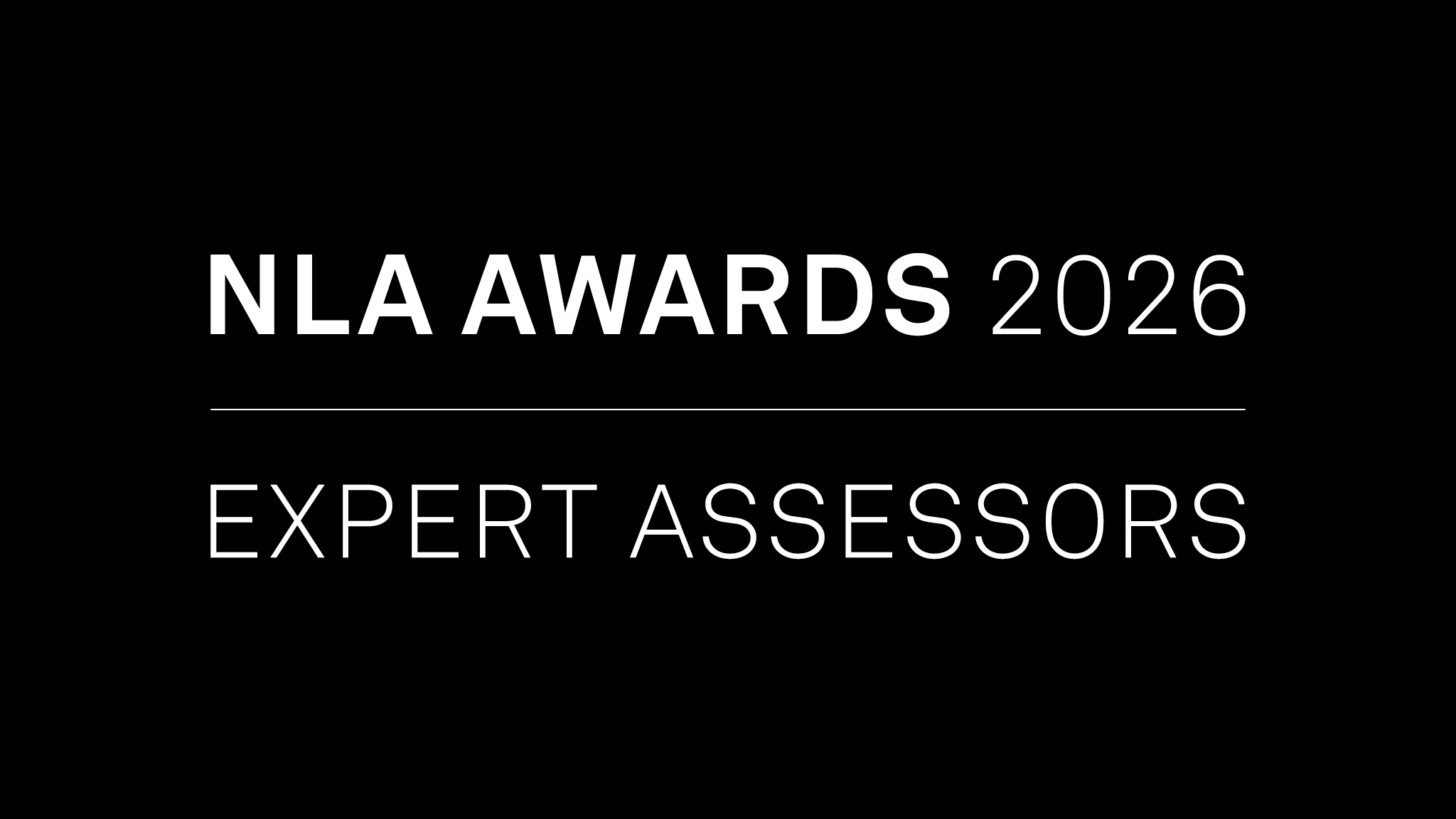 Expert Assessors Announced for the NLA Awards 2026